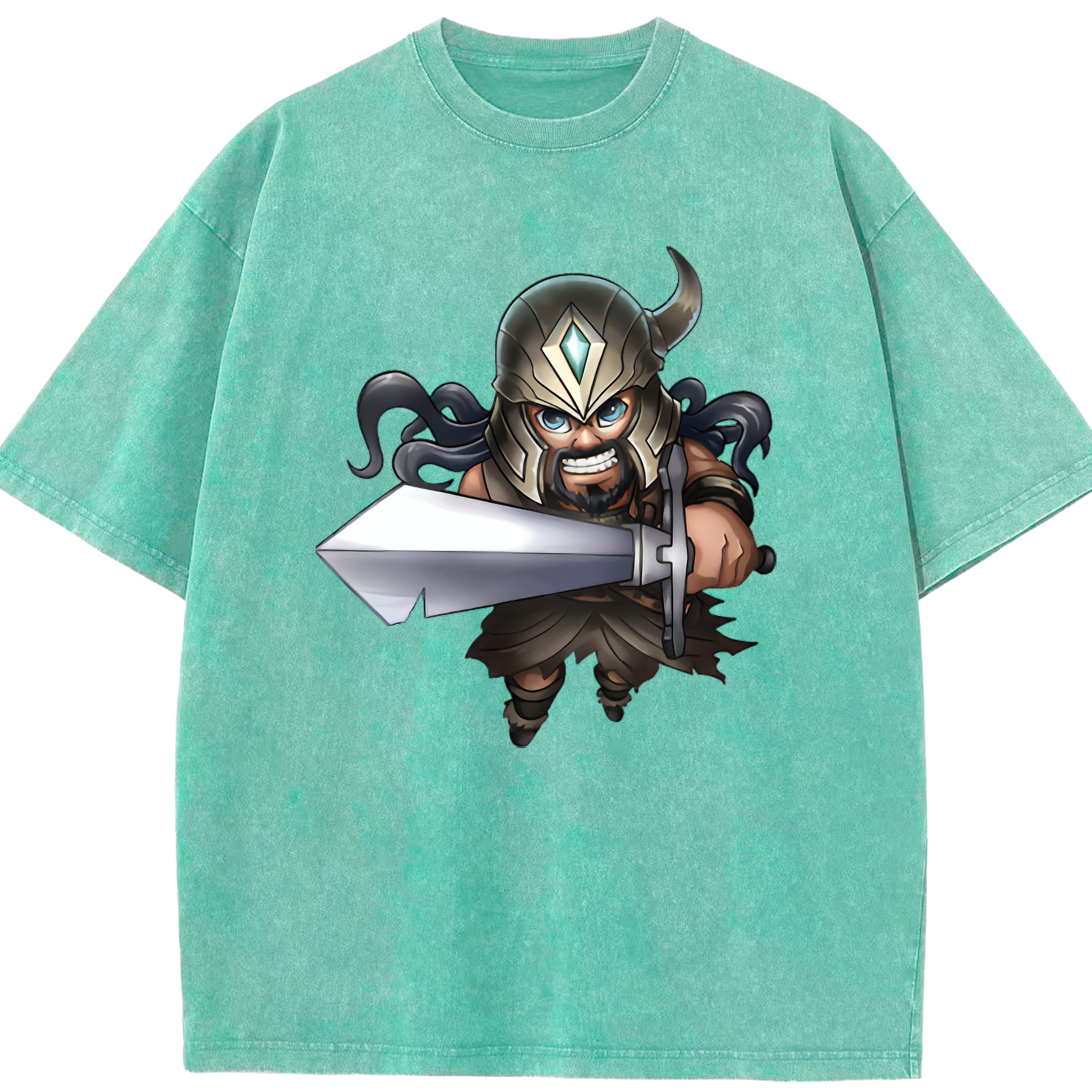 （画像用） リーグ・オブ・レジェンド League of Legends LOL 綿100% ヴィンテージ風 半袖Tシャツ（フロントプリント）
